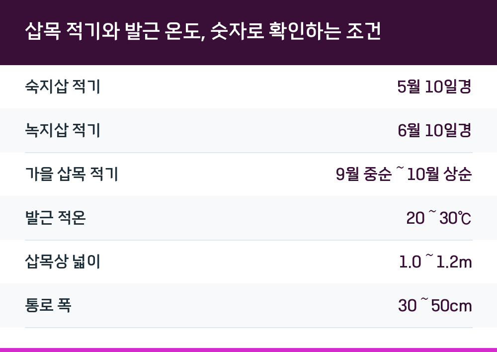 삽목 적기와 발근 온도, 숫자로 확인하는 조건